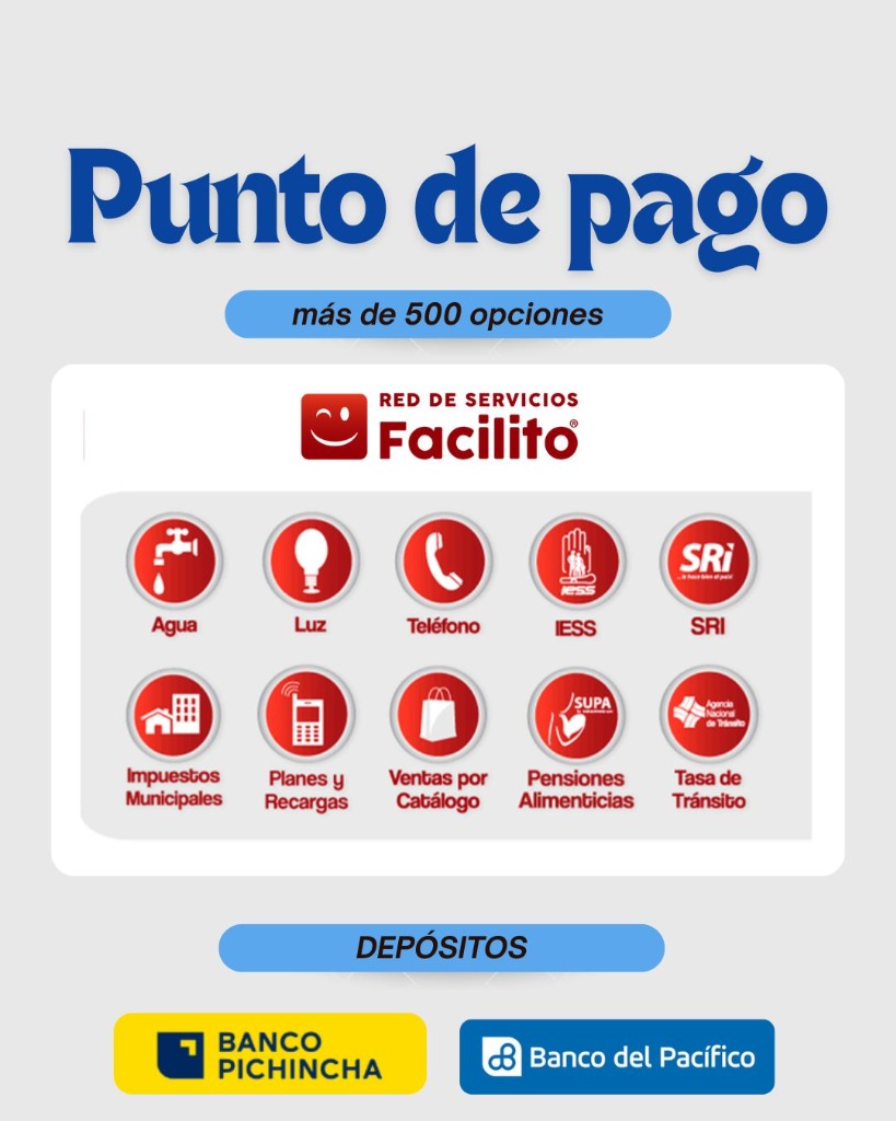Punto de Pago - Facilito y Bancos